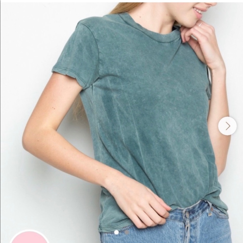 green brandy top:) size small.